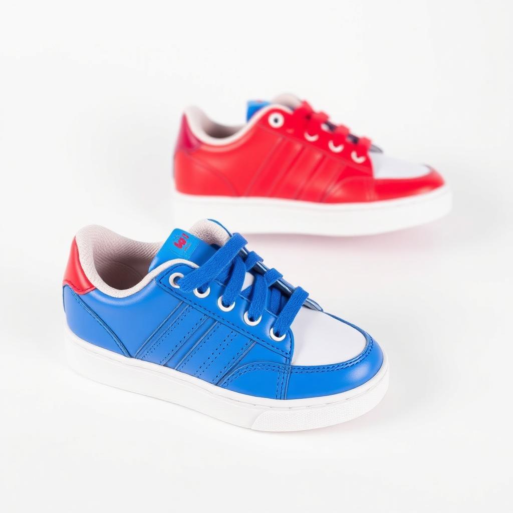 Tênis Infantil Azul e Vermelho
